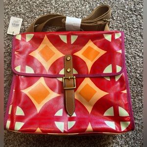 Fossil Key Per Flap crossbody